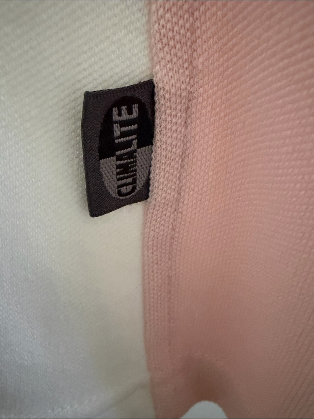 adidas Pink and White Sleeveless Zip Polo Tank - Picture 3 of 7